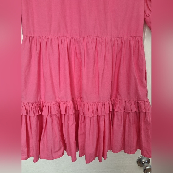 Pink Ruffled Kids Dress - Picture 5 of 14